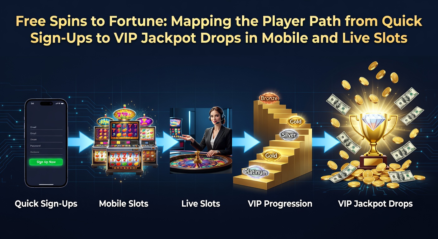 A vibrant slot machine screen displaying cascading free spins and glowing jackpot symbols, capturing the excitement of a player's early wins on mobile devices