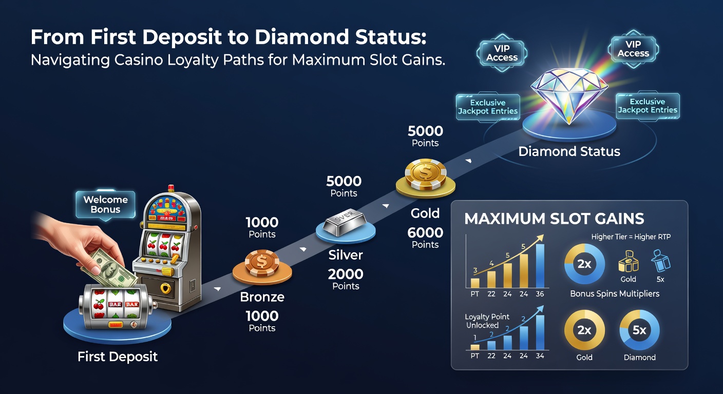Screenshot of a diamond-tier loyalty dashboard showing exclusive slot bonuses, cashback meters, and jackpot entries