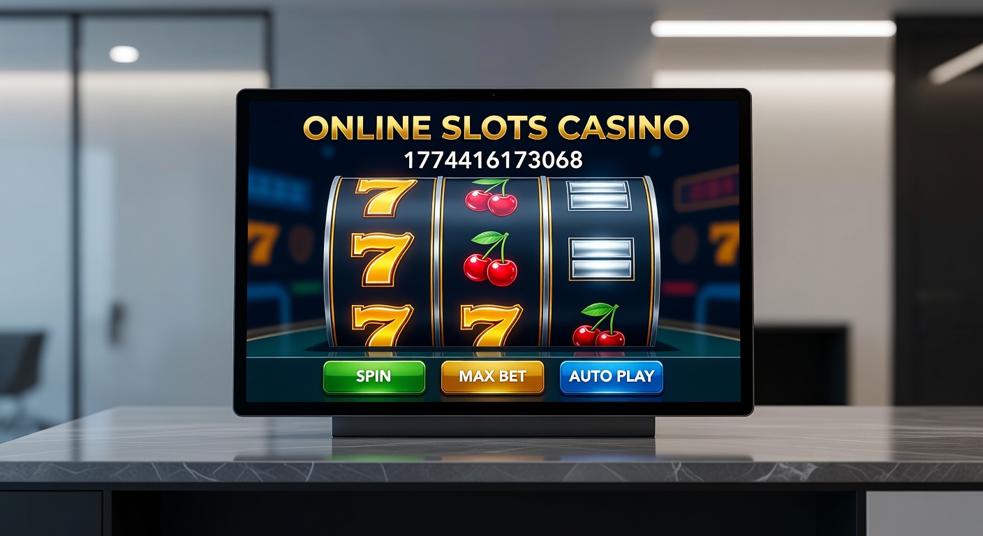 Diverse group of online slots players on various devices, with graphs overlaying global market growth and RTP comparisons