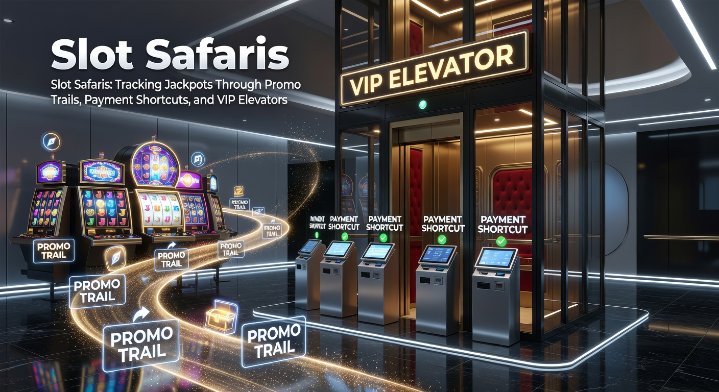 Vibrant slot machine jackpot display with glowing promo banners and VIP icons highlighting paths to big wins