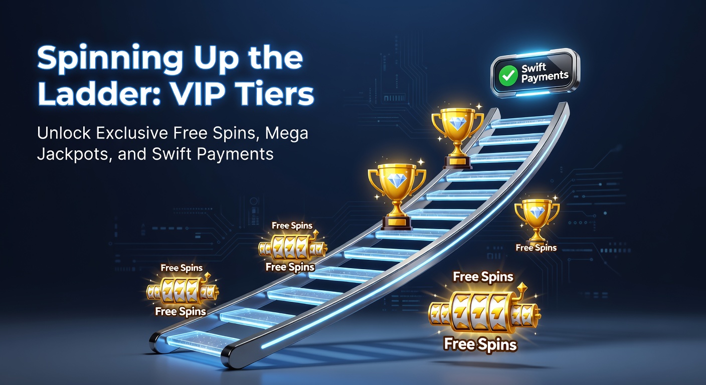 Elite VIP dashboard on a slot casino app, showcasing mega jackpot meters, free spin counters, and priority withdrawal icons glowing in premium gold tones