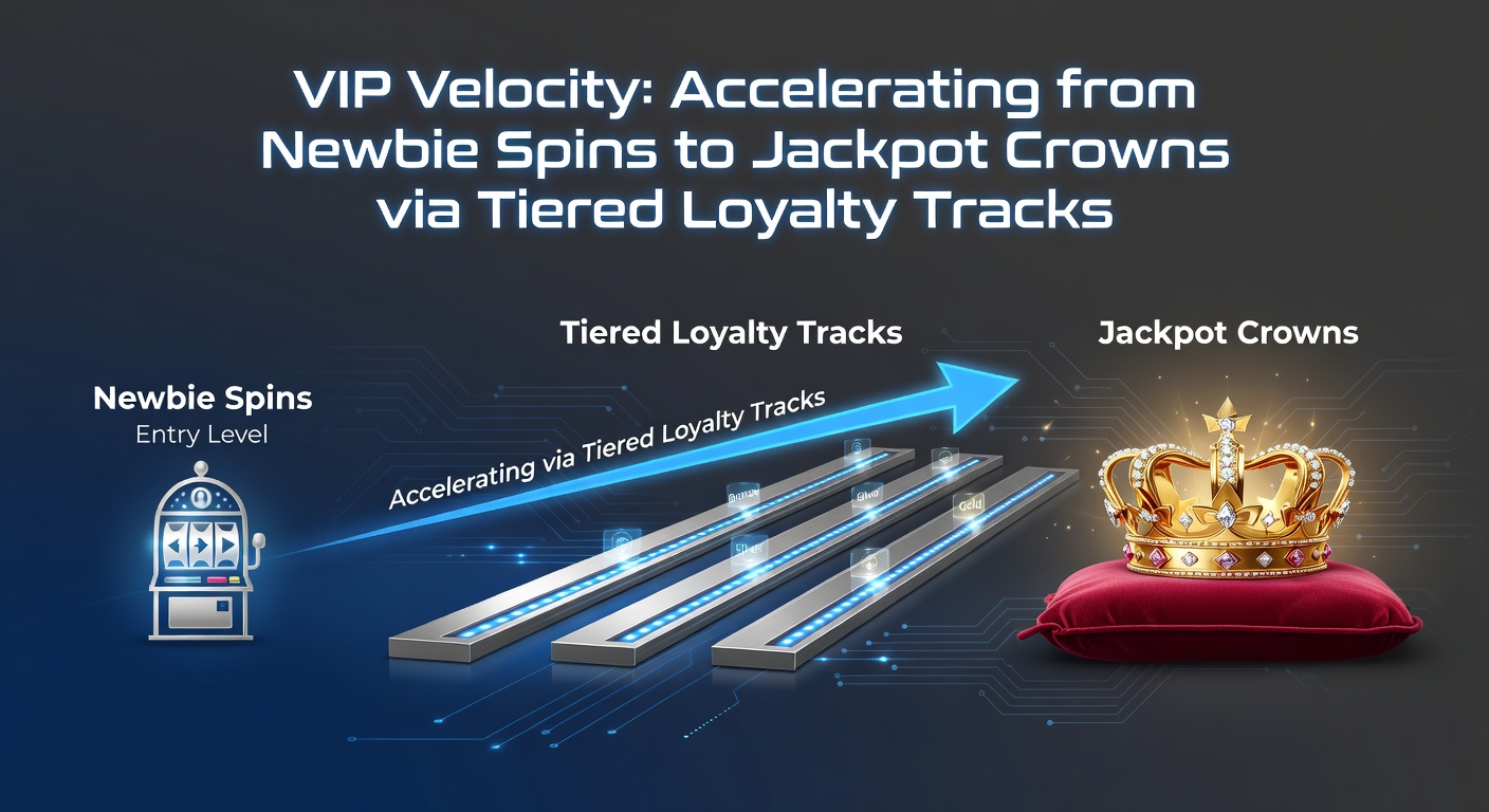 Dynamic graphic depicting a rocket-like ascent through colorful VIP loyalty tiers, symbolizing rapid progression from newbie spins to jackpot crowns in online slot platforms