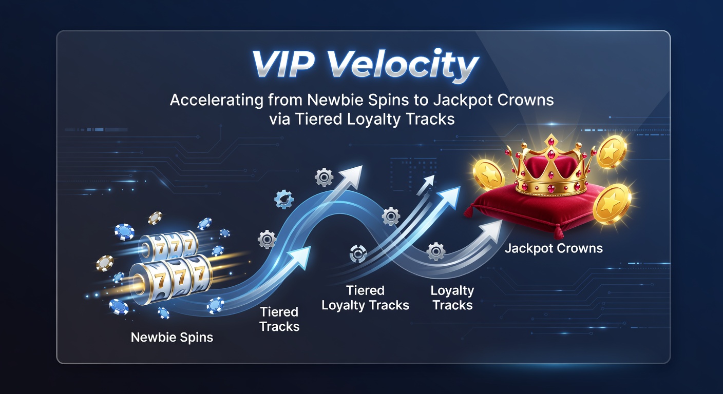 Infographic illustrating jackpot payout distributions across VIP tiers, with escalating crown icons representing elite rewards in tiered slot loyalty programs